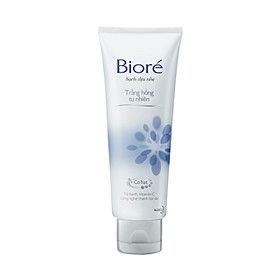 Sữa rửa mặt Biore trắng hồng tự NHIÊN100G