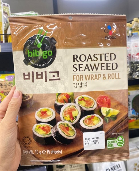 Bibigo - Rong biển nướng cuộn cơm 10g
