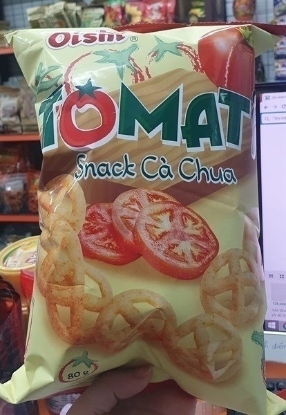 Snack Oishi tomati snack cà chua 75g