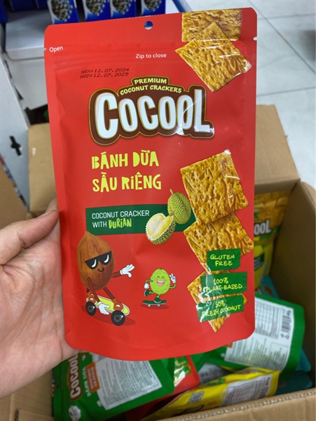 Bánh dừa cocool sầu riêng Bánh dừa cocool sầu riêng