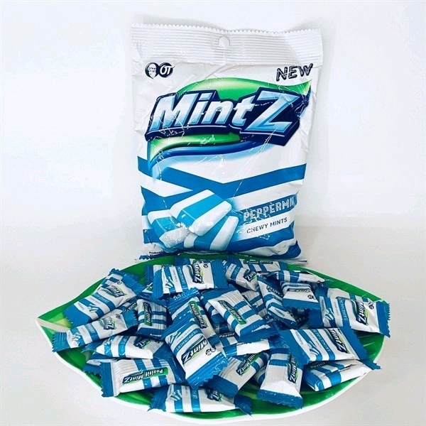 Kẹo mintz pepppermint vị bạc hà xanh dương 115g