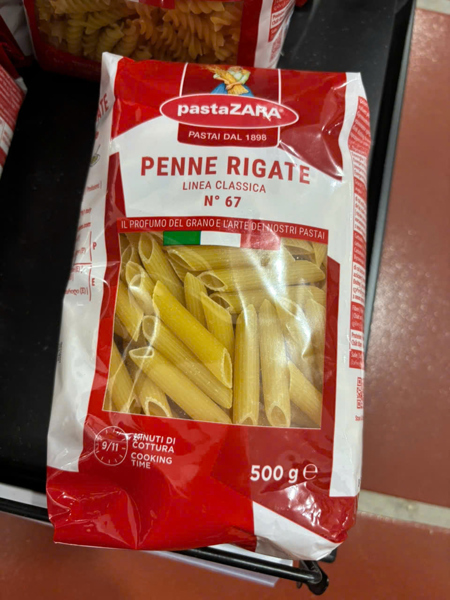 Mỳ nui ý penne rigate no.67 500g