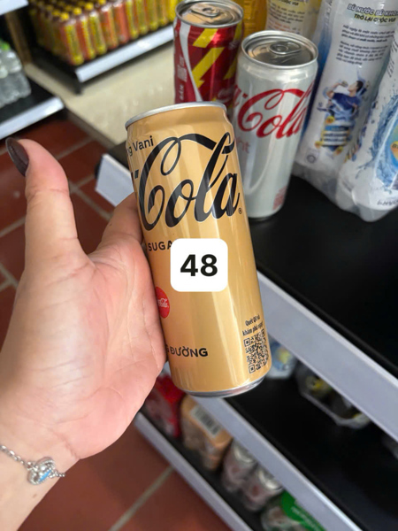 Coca Cola Zero sugar không đường Hương vani 320ml