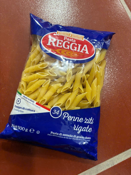 Nui ý (ống 34) 500g - Pasta Reggia