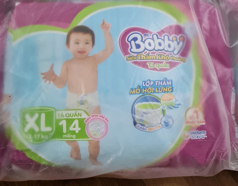 Bỉm Bobby quần XL18