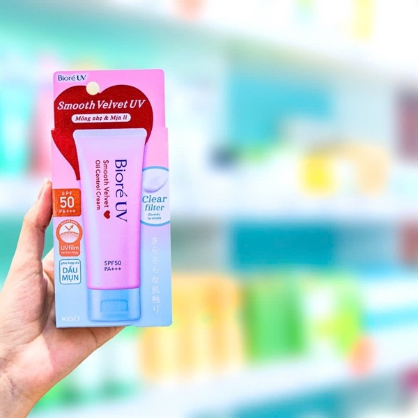 Kem chống nắng Biore UV màng nhung spf50+ 30g