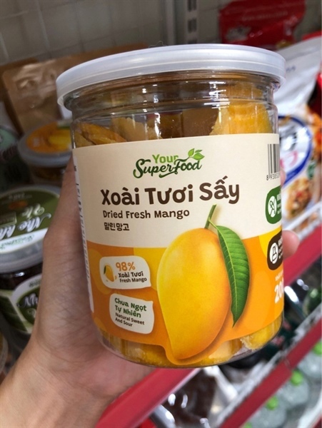 Your SuperFood - Xoài tươi sấy hộp 200g
