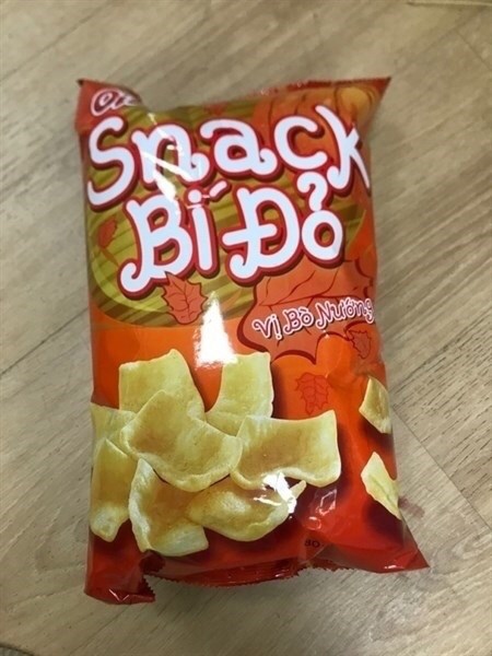 Oishi bí đỏ vị bò nướng 80g