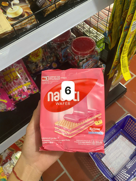 Bánh Nabati phomai dâu 170g