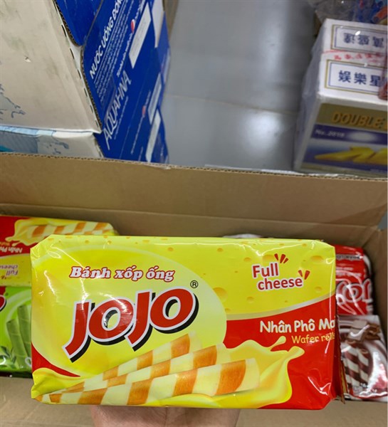 Jojo - Bánh xốp ống vị phô mai 115g