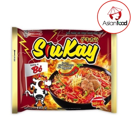 Mì bò Siukay gói 127g