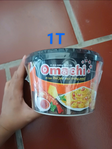 Omachi - Mì tô trộn xốt trứng muối