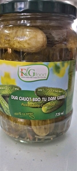 Dưa chuột bao tử dầm giấm 720ml