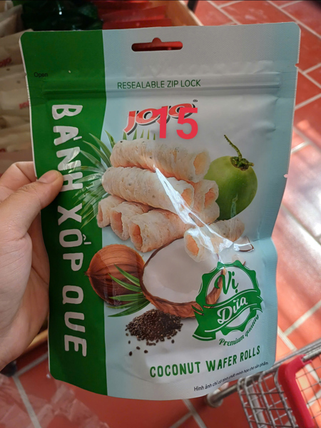 Jojo - Bánh Xốp que vị dừa 70g