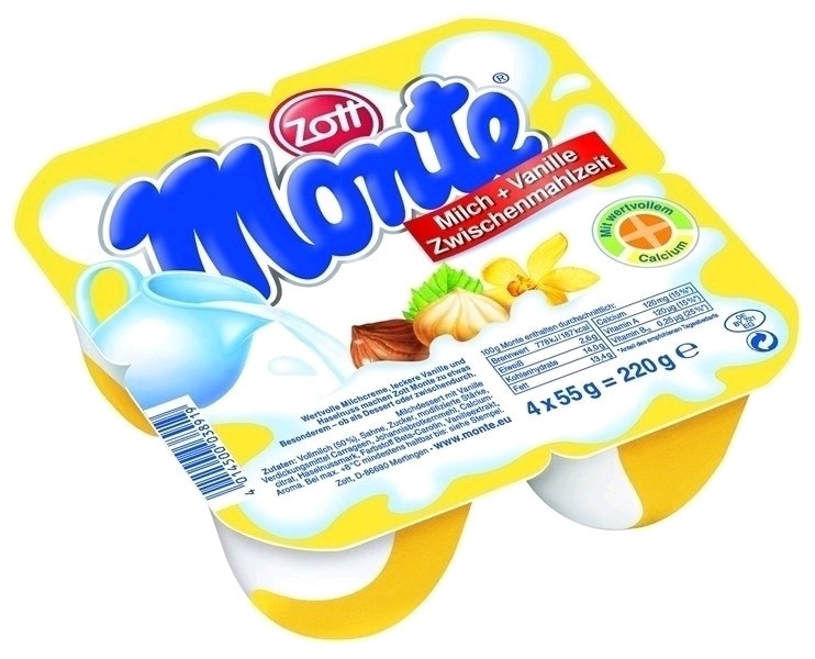 Váng sữa vani Monte 55g