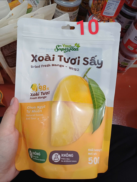 Your SuperFood - Xoài tươi sấy 500g