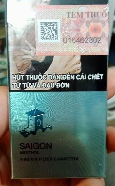 Thuốc lá điếu nhỏ Sài Gòn menthol slim