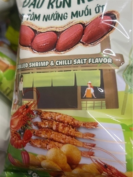 Jojo - Đậu phộng tôm muối ớt 35g