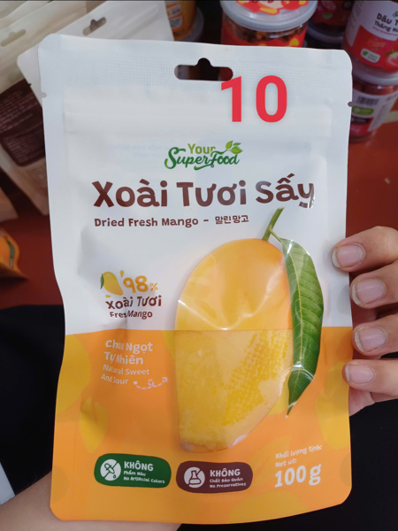 Your Superfood - Xoài sấy dẻo 100g
