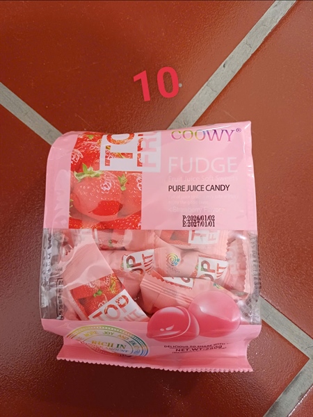 Kẹo dẻo TOP frut coowy 280g vị dâu