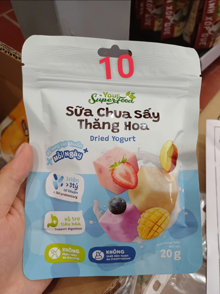 Your SuperFood - Sữa chua sấy thăng hoa 20g