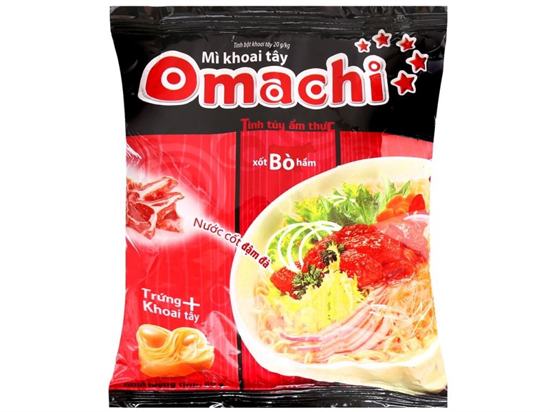 Omachi - Mì gói vị bò hầm