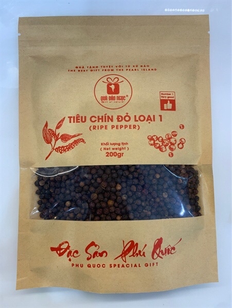Tiêu chín đỏ loại 1 200g