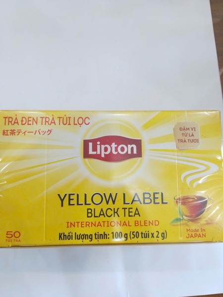 Trà đen túi lọc Lipton 50g