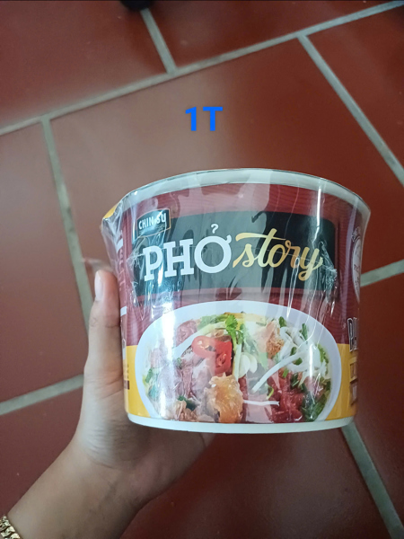 Phở bò tô story Chinsu có thịt 134g