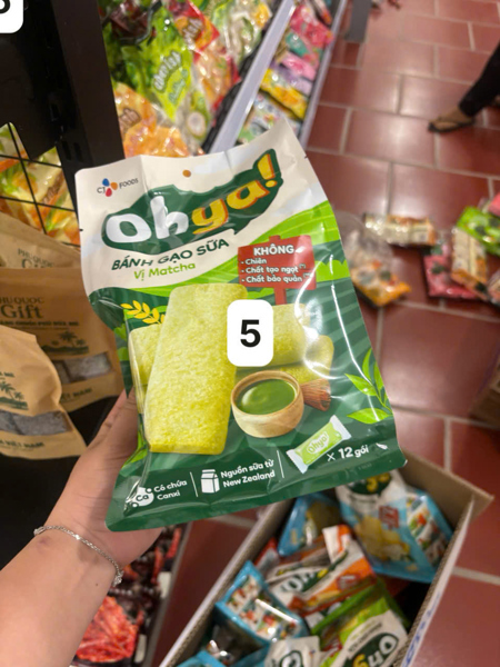 Bánh gạo sữa ohya vị Matcha 110g