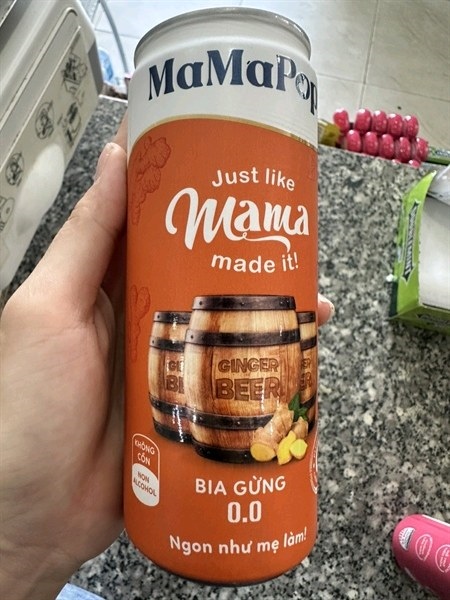 Nước mamapop gừng mama 330ml Nước mamapop gừng mama 330ml