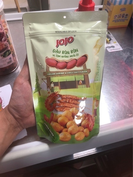Jojo - Đậu phộng vị tôm nướng 80g