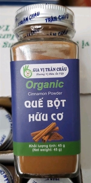 Quế bột hữu cơ Trân Châu 45g*24