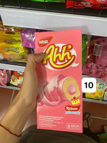Nabati ahh phô mai dâu 90g