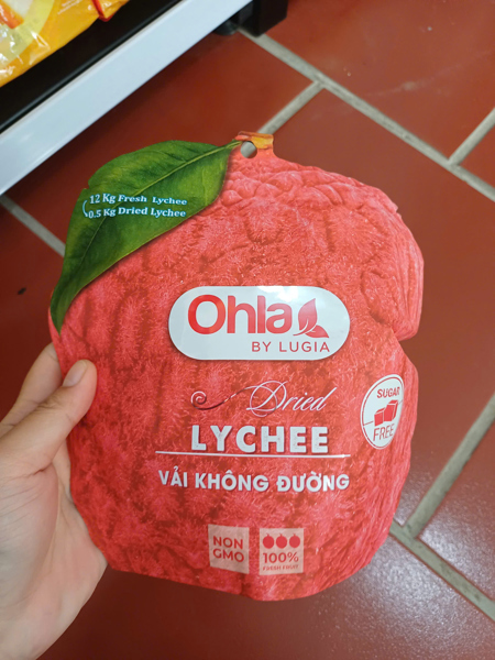 Ohla vải sấy không đường 200g