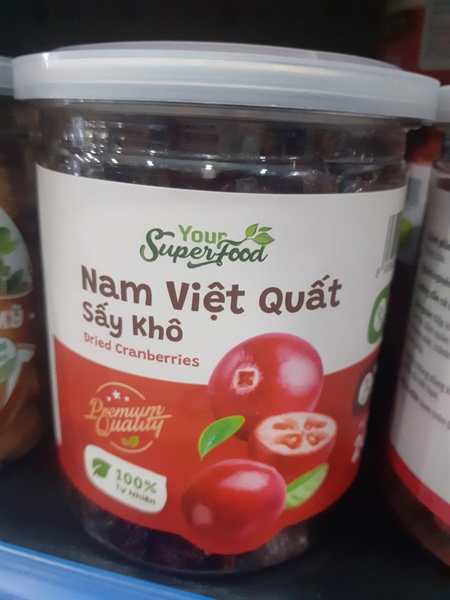Your SuperFood - Nam Việt Quất sấy khô 240g