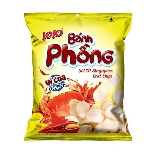 Jojo - Snack bánh phồng vị cua sốt ớt Singapore 30g