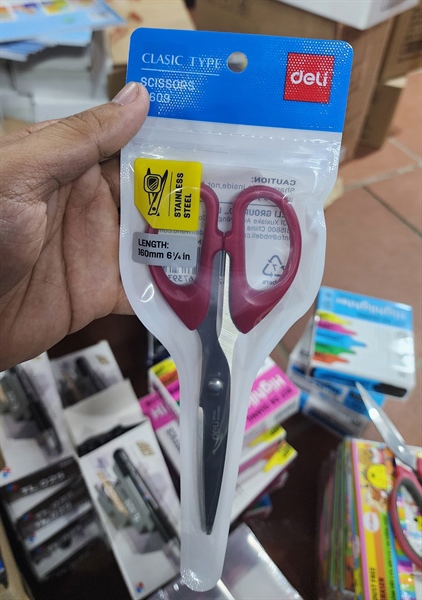 Kéo văn phòng Deli EM609 160mm