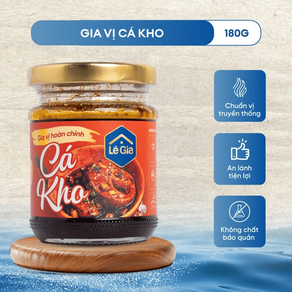 Lê Gia Gia vị hoàn chỉnh - Cá kho 180g