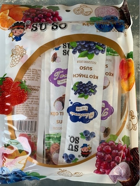Kẹo thạch SUSO cây dài 11 chiếc * 20 gói
