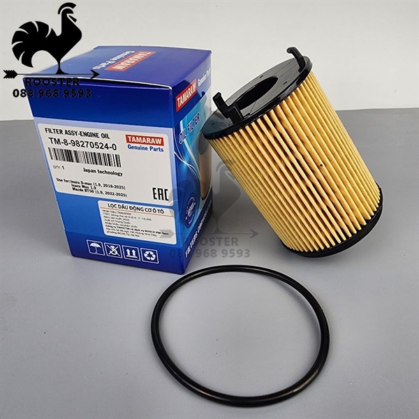 Tamaraw - Lọc nhớt động cơ (1.9, lọc giấy) - D-max, Mux, BT50