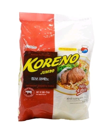 Mì Jumbo Koreno bò cay 1kg