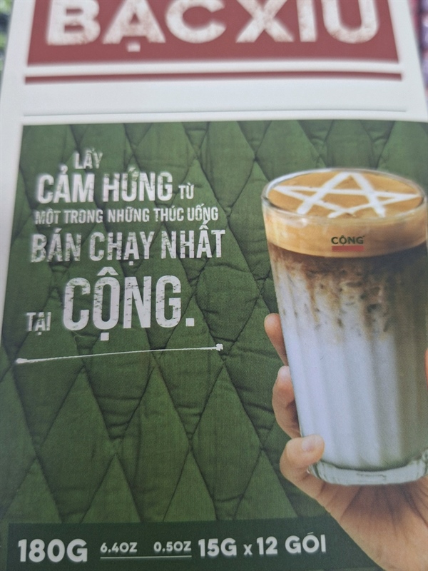 Cà phê bạc xỉu cộng 180g