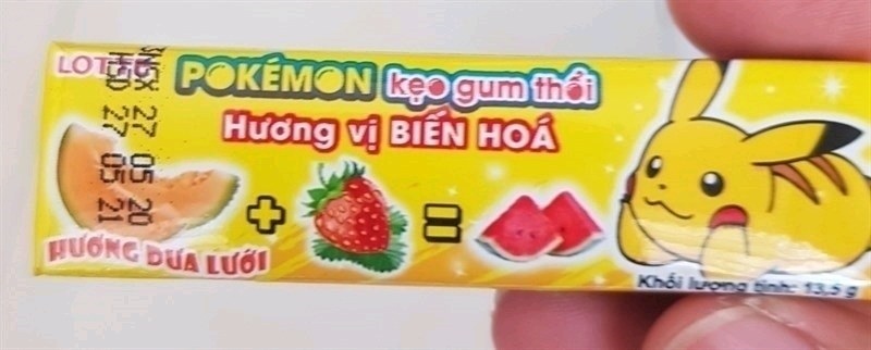 Kẹo gum pokemon Hương 13,5 G