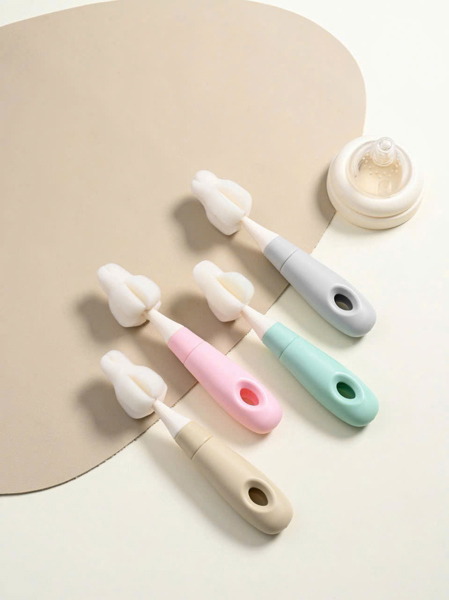 Cọ mini mút xốp bọt biển cán tròn 15cm