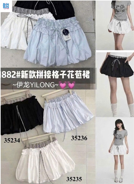 35234-CV bí đen lưng caro