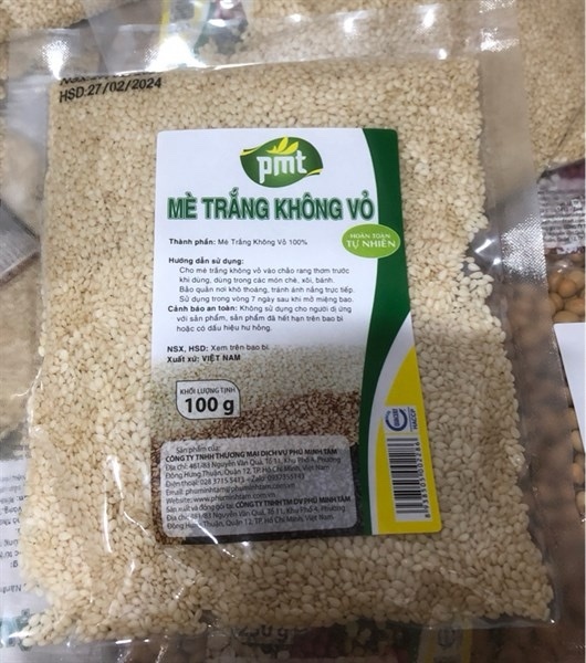 Mè trắng không vỏ pmt gói 100g