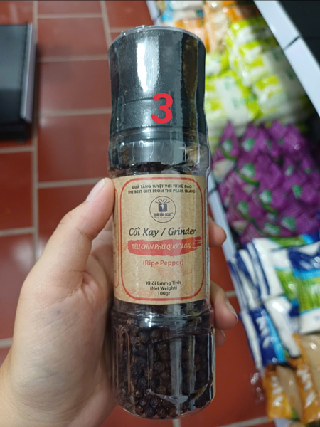 Cối xay tiêu chín pq loại 1 100g