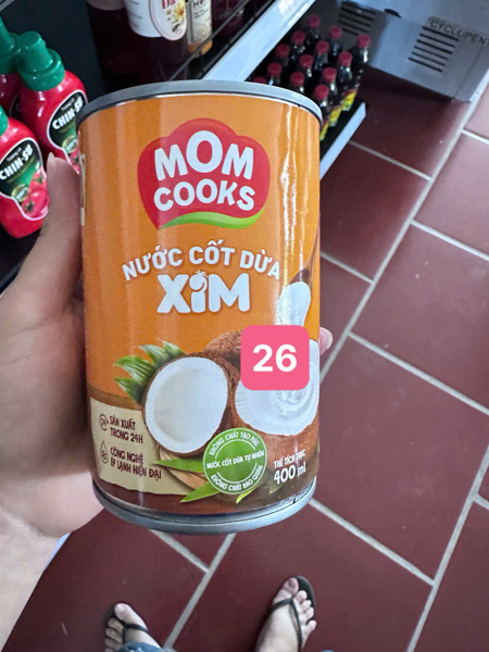 Nước cốt dừa chef's Cocoxim 400ml