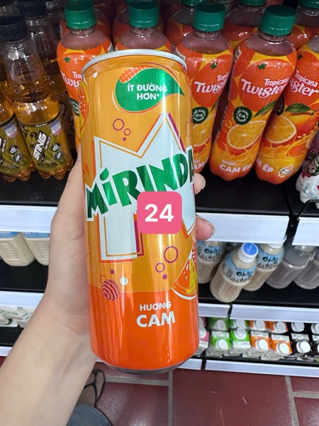 Nước ngọt Mirinda vị cam 320ml